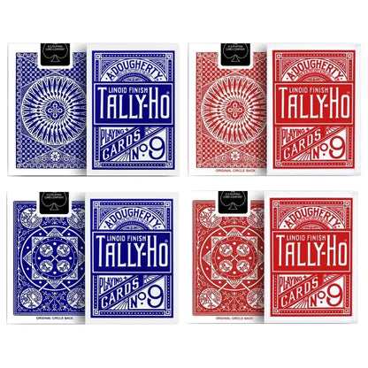 Tally-Ho Playing Cards USPCC No.9 Poker Deck Card Game Card Magic Magia Magie Magica Magicians Prop Accessory